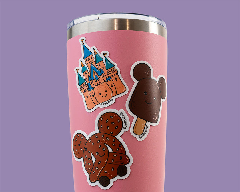 Mickey Pretzel Sticker