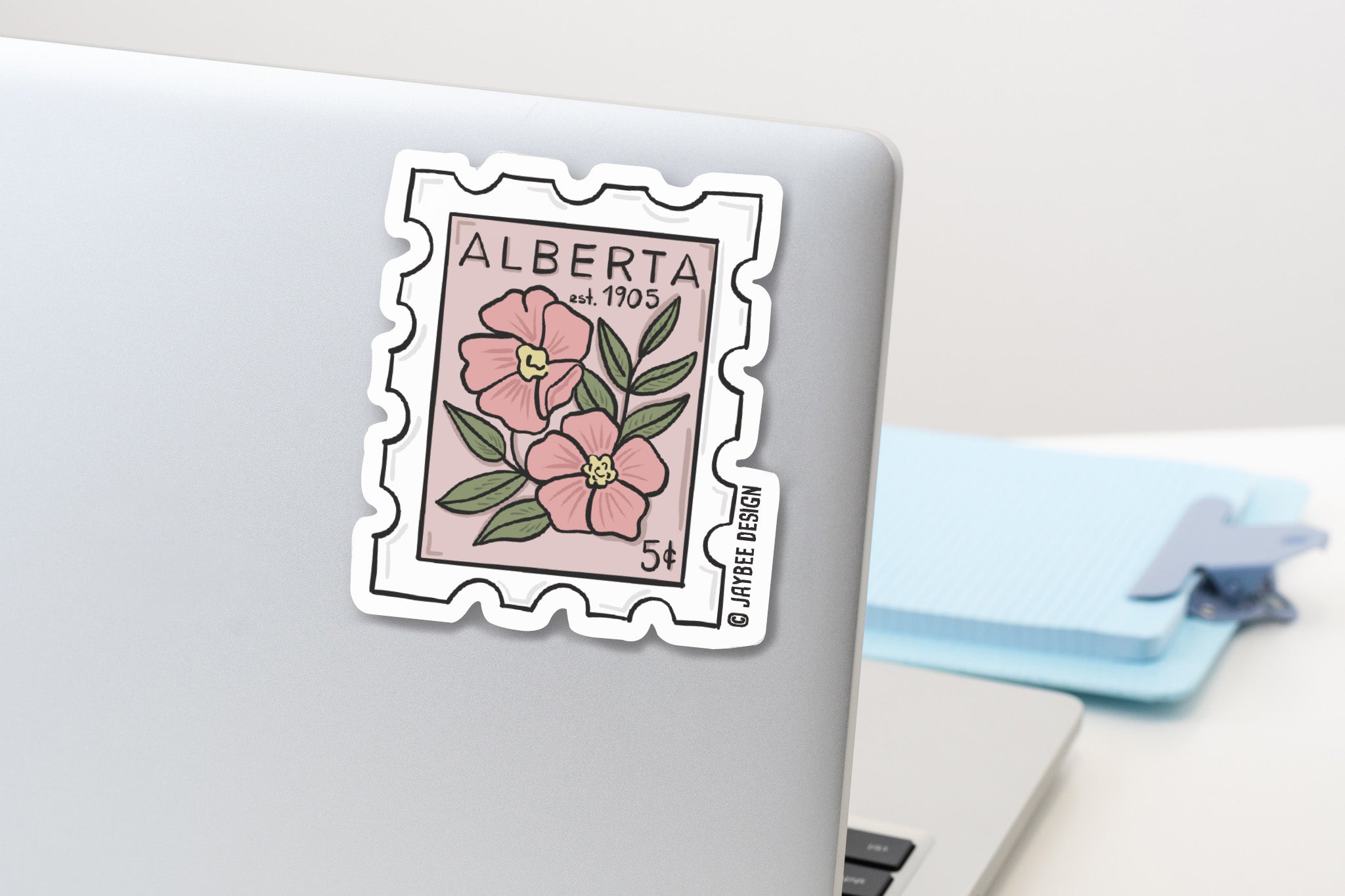Alberta Stamp Vinyl Sticker