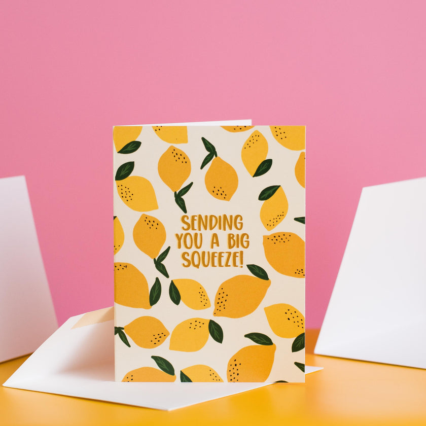 Sending You A Big Squeeze! - Greeting Card