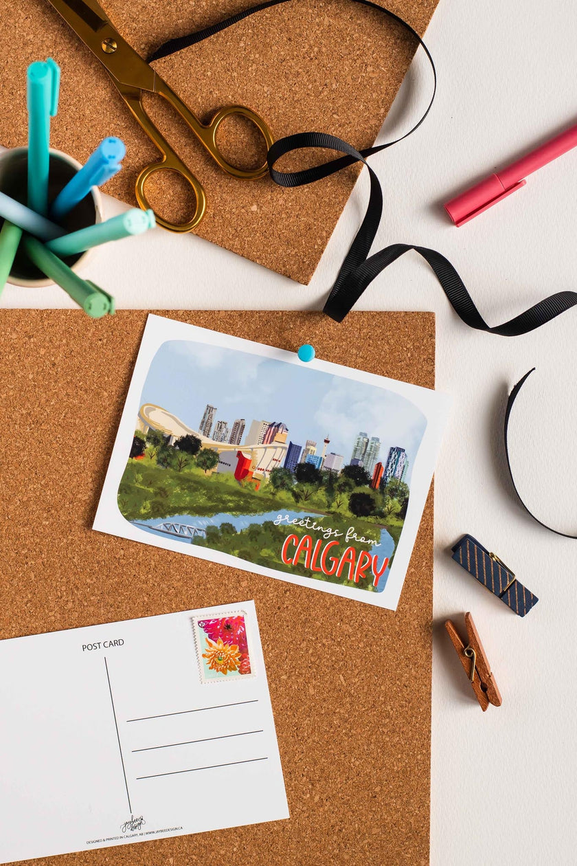 Greetings From Calgary Postcard