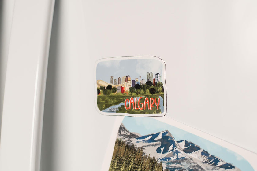 Calgary Skyline Magnet