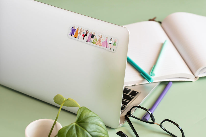 Taylor Swift Era Clear Matte Sticker