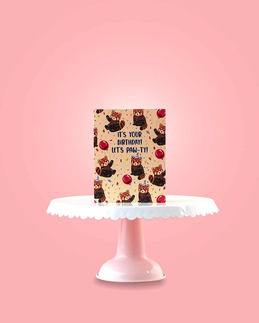It's Your Birthday! Let's Paw-ty! - Greeting Card