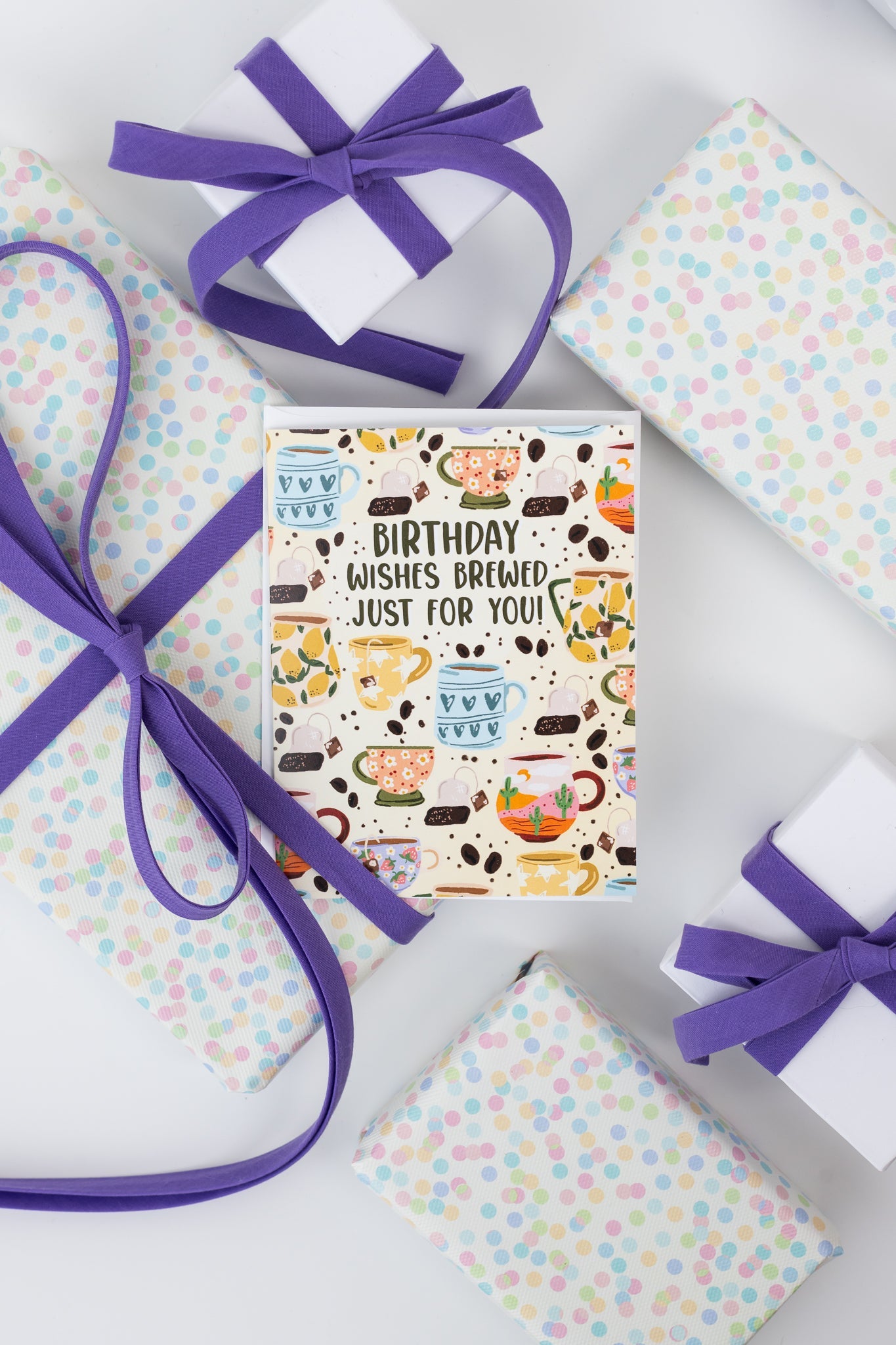 Birthday Wishes Brewed Just For You! - Greeting Card