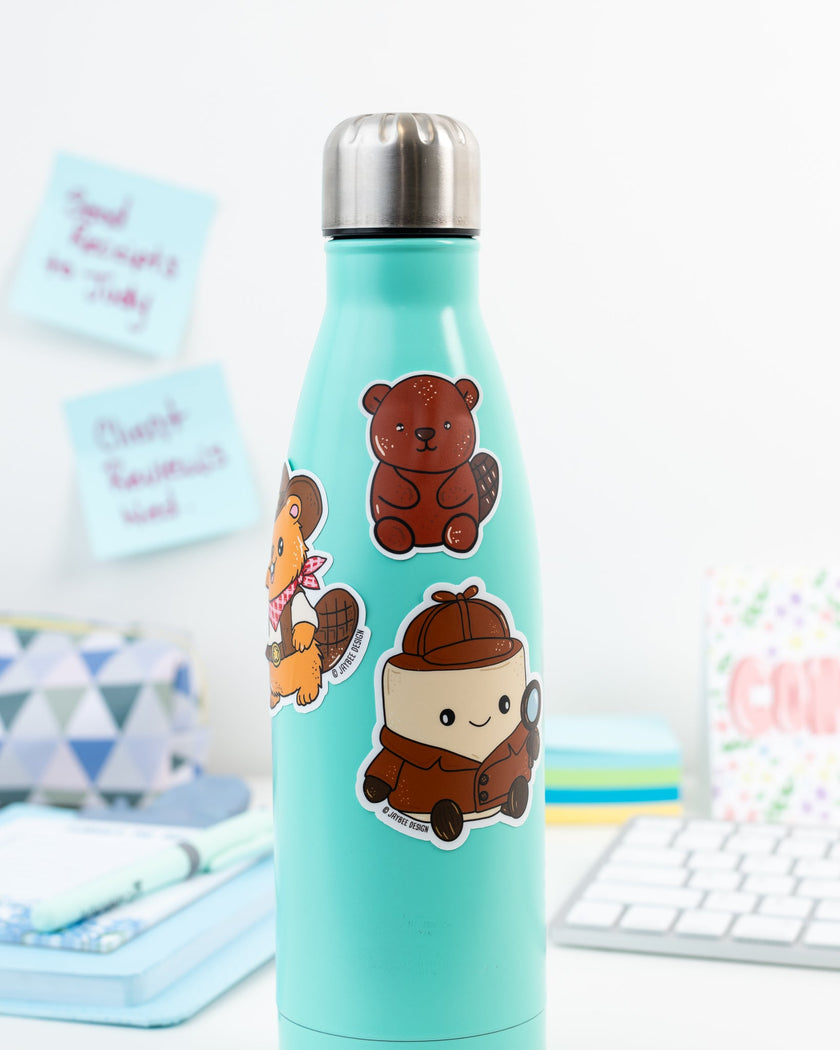 Marshmallow Detective Sticker