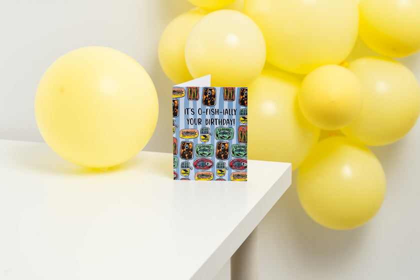 It's O-fish-ially Your Birthday!- Greeting Card