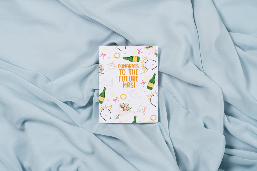 Congrats To The Future Mrs! - Greeting Card