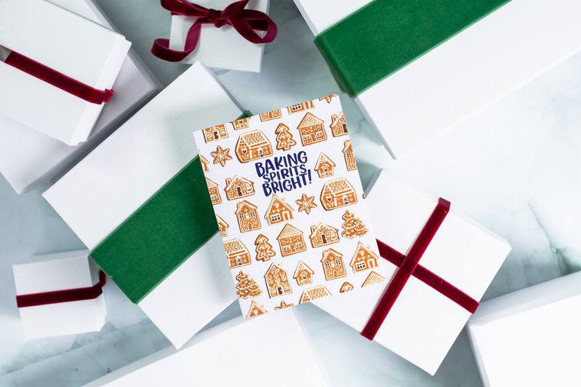 Baking Spirits Bright- Greeting Card