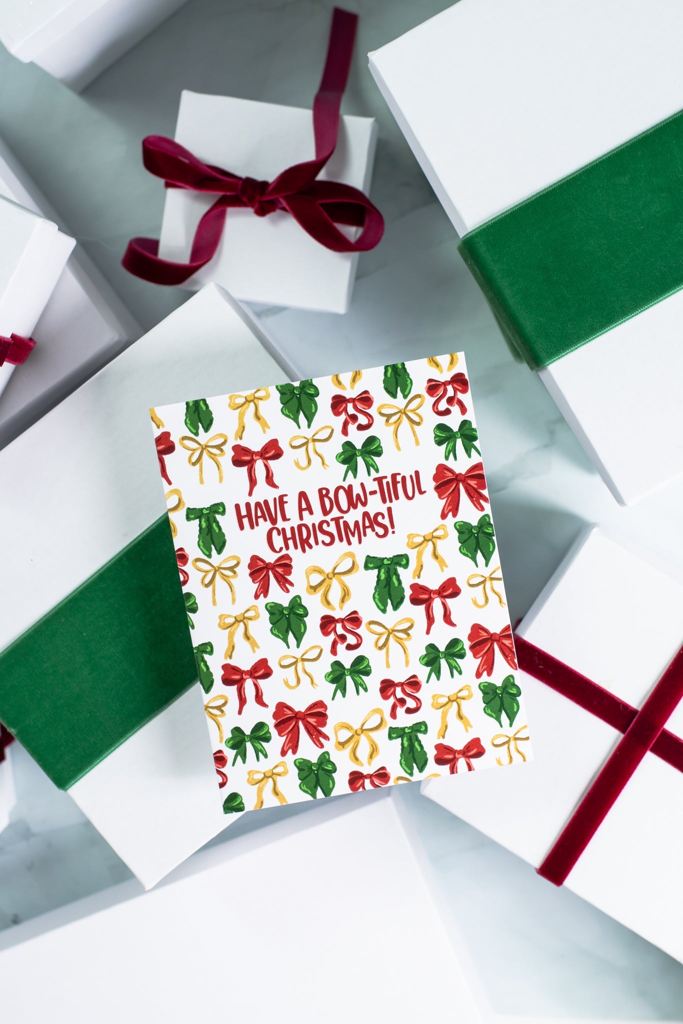 Have A Bow-tiful Christmas - Greeting Card