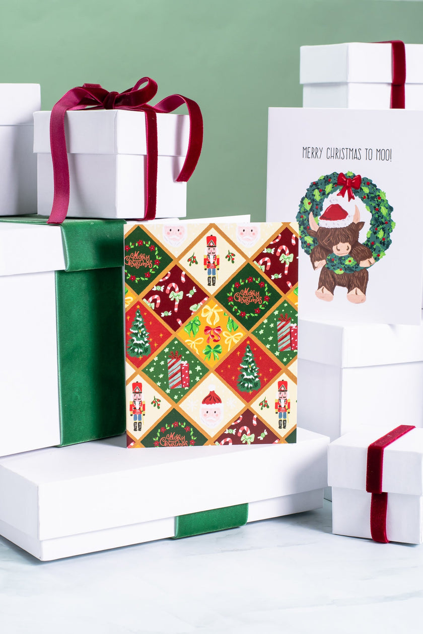 Christmas Pattern - Greeting Card