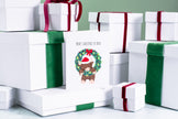 Merry Christmas To Moo - Greeting Card