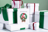 Merry Christmas To Moo - Greeting Card