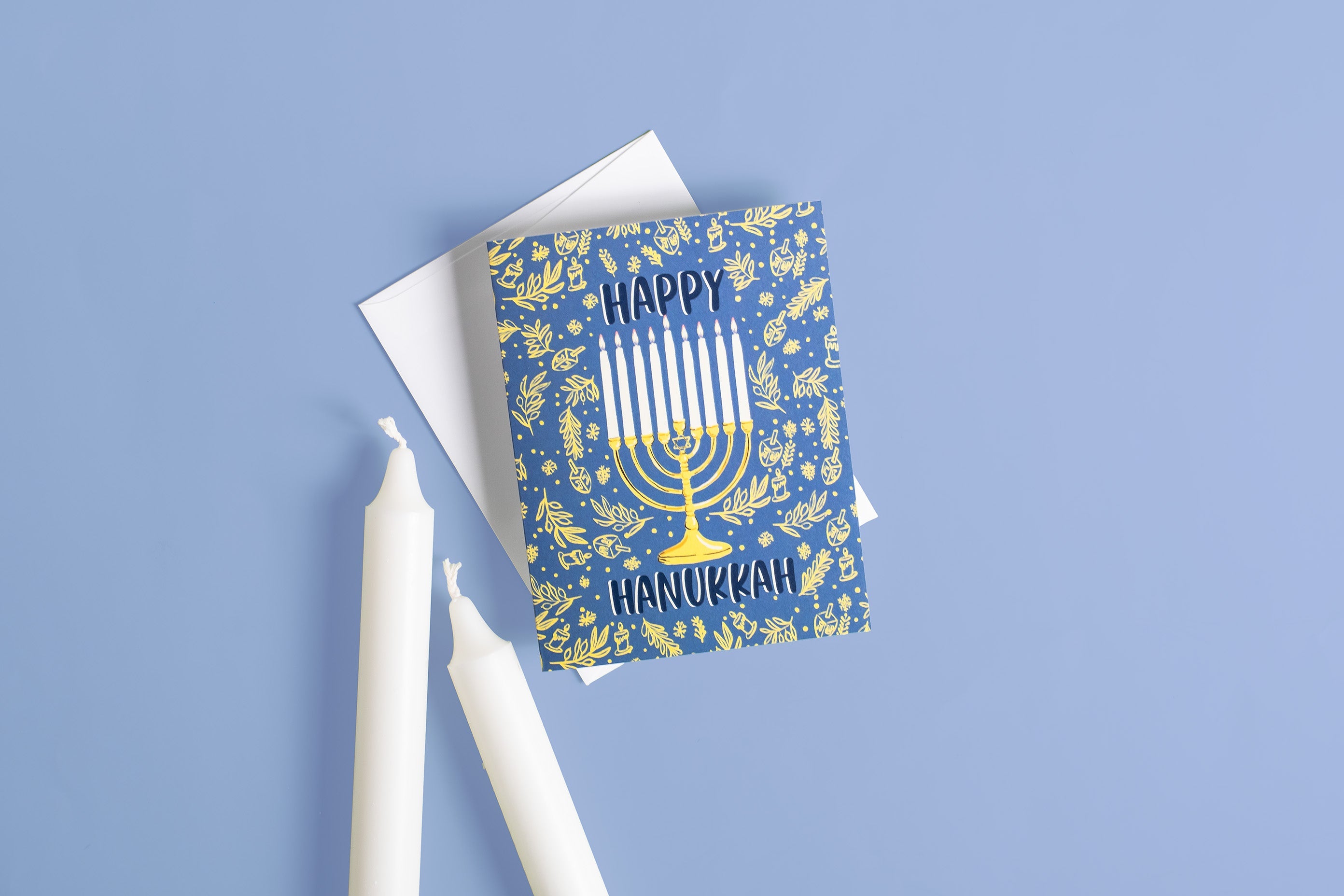 Happy Hanukkah- Greeting Card