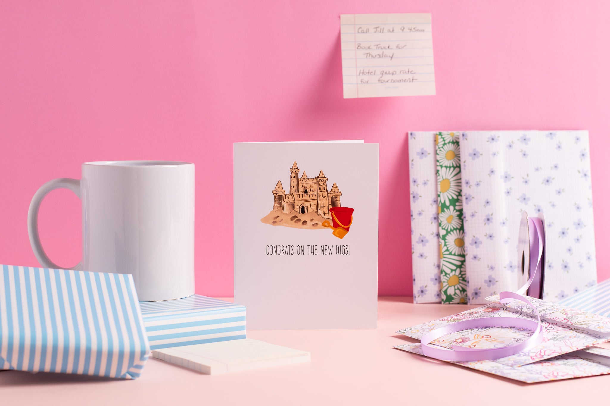 Congrats On The New Digs! - Greeting Card