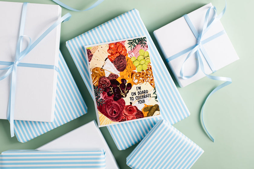 I'm On Board To Celebrate You! - Greeting Card