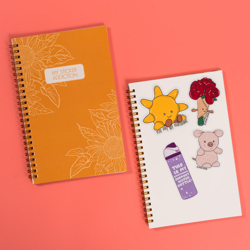 My Sticker Addiction Golden Sunflower Sticker Book