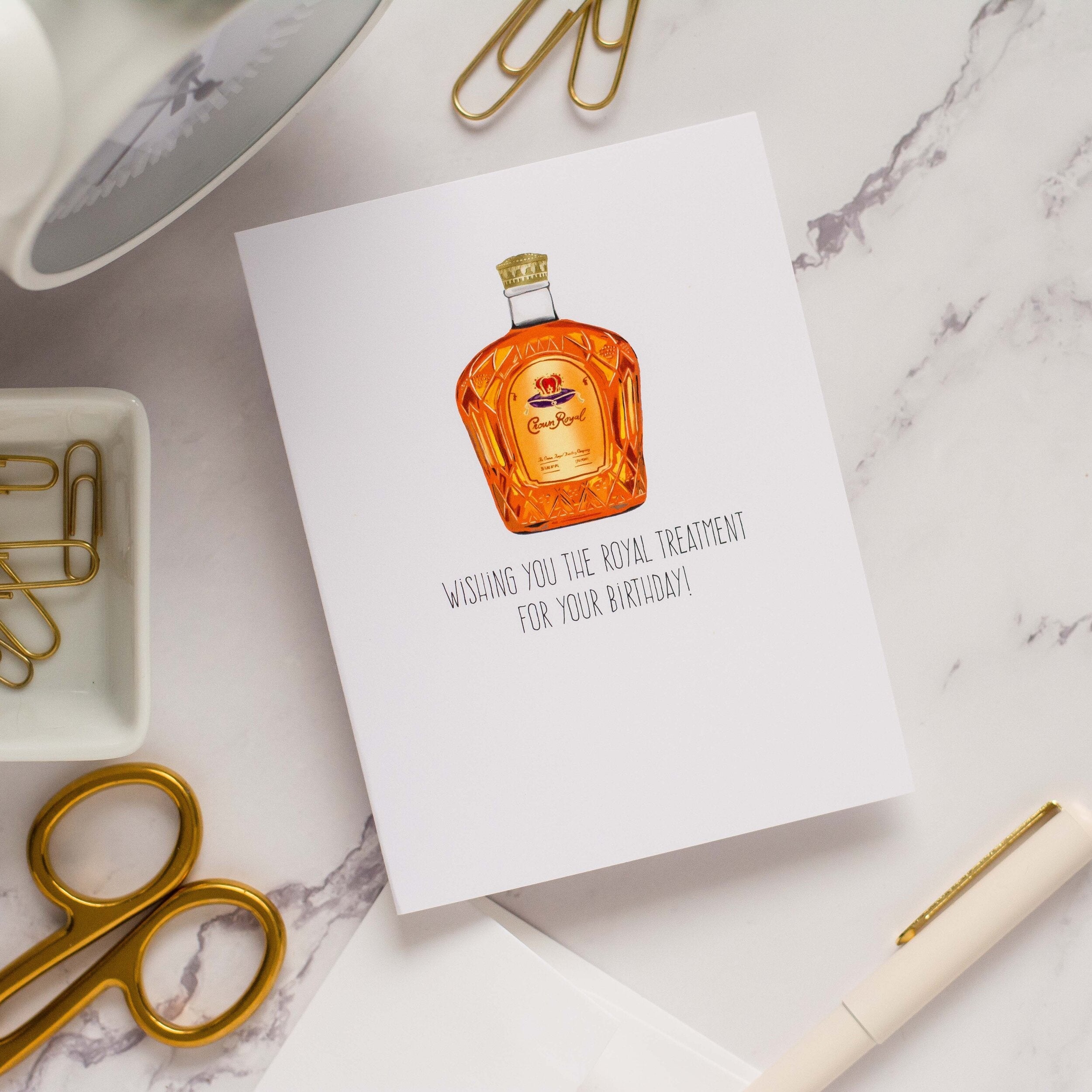 Wishing You The Royal Treatment On Your Birthday! - Greeting Card