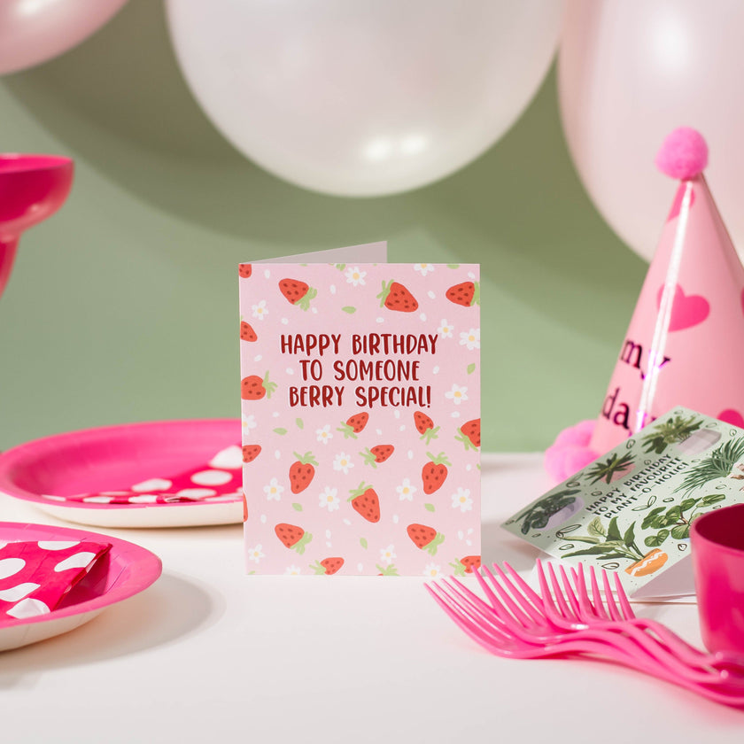 Happy Birthday To Someone Berry Special! - Greeting Card