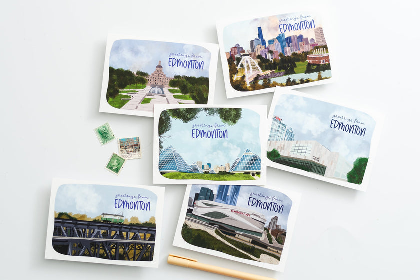 High Level Bridge Edmonton Postcards