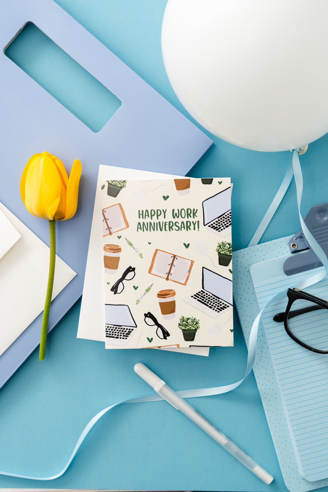 Happy Work Anniversary - Greeting Card