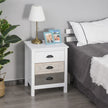 Avery Accent Table Storage Cabinet/Nightstand with 3 Drawers
