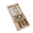 Jean Dubost - Laguiole Cheese Set Oak 3pc