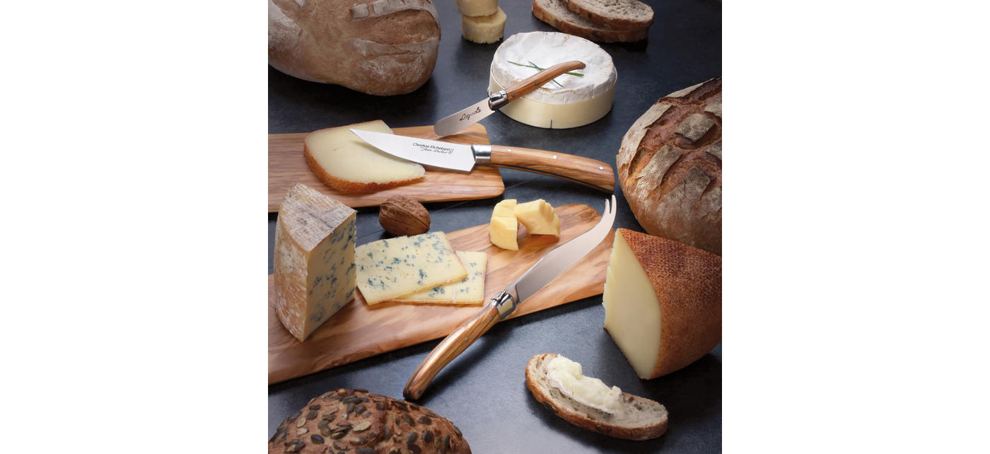 Jean Dubost - Laguiole Cheese Set Oak 3pc