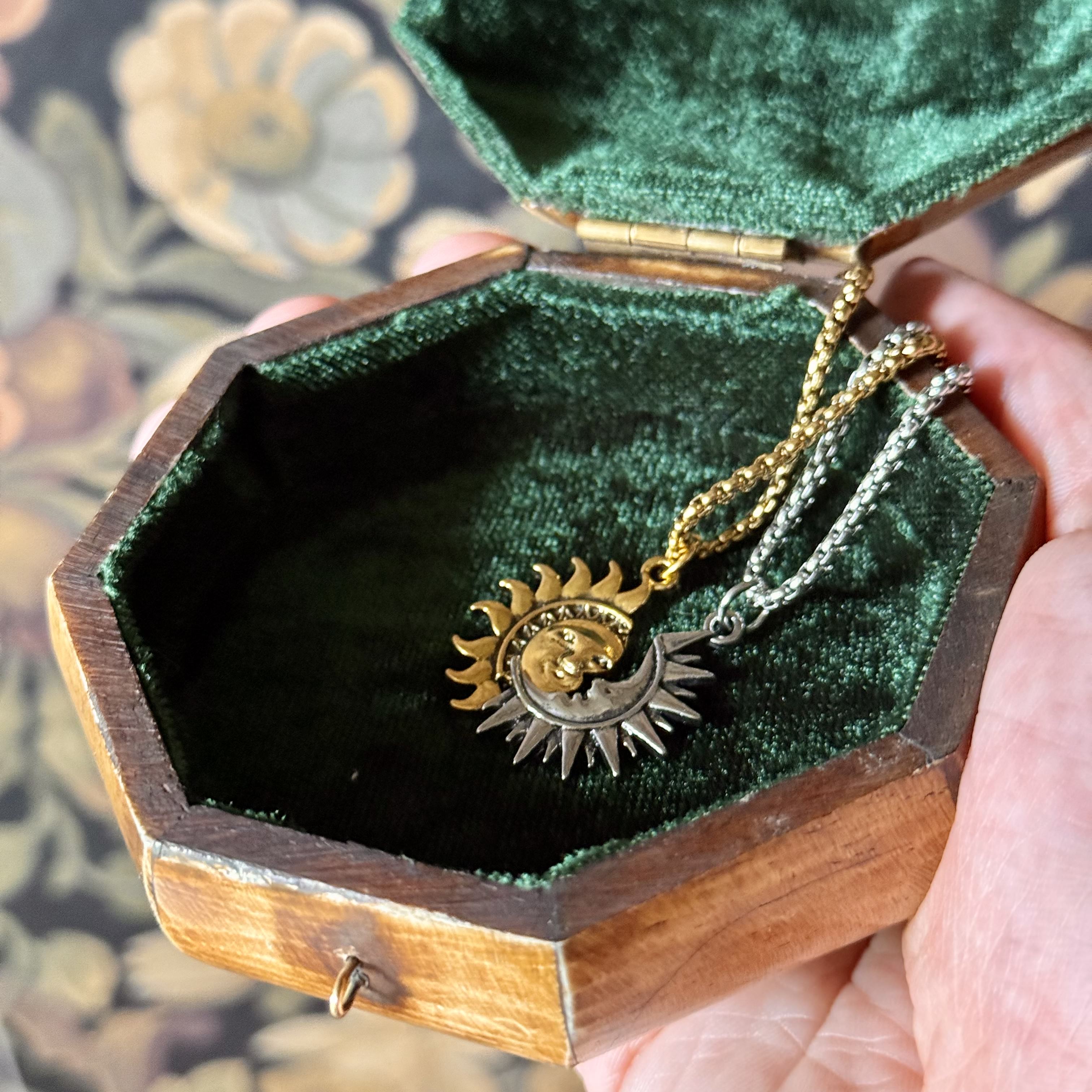 Bone & Velvet Jewelry Box