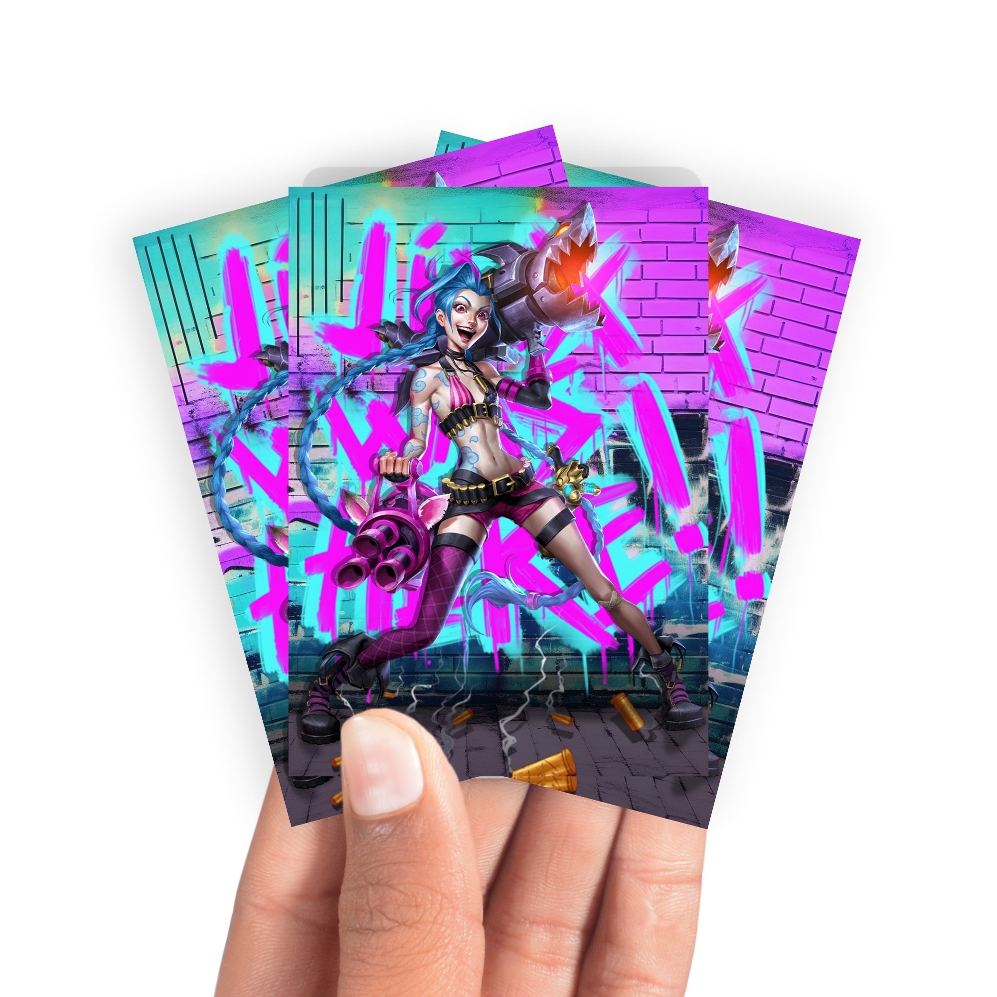 Jinx | Protège-cartes Arcane