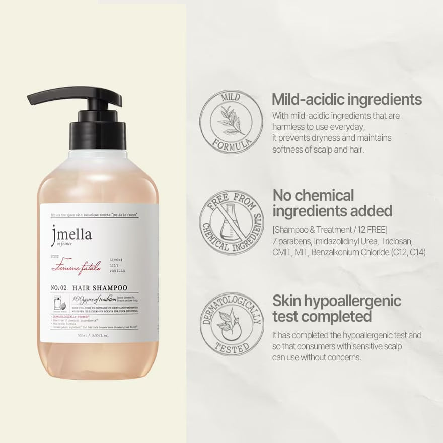 Jmella In France Femme Fatale Hair Shampoo 500ml