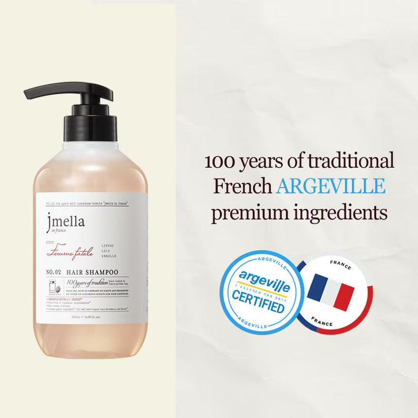 Jmella In France Femme Fatale Hair Shampoo 500ml