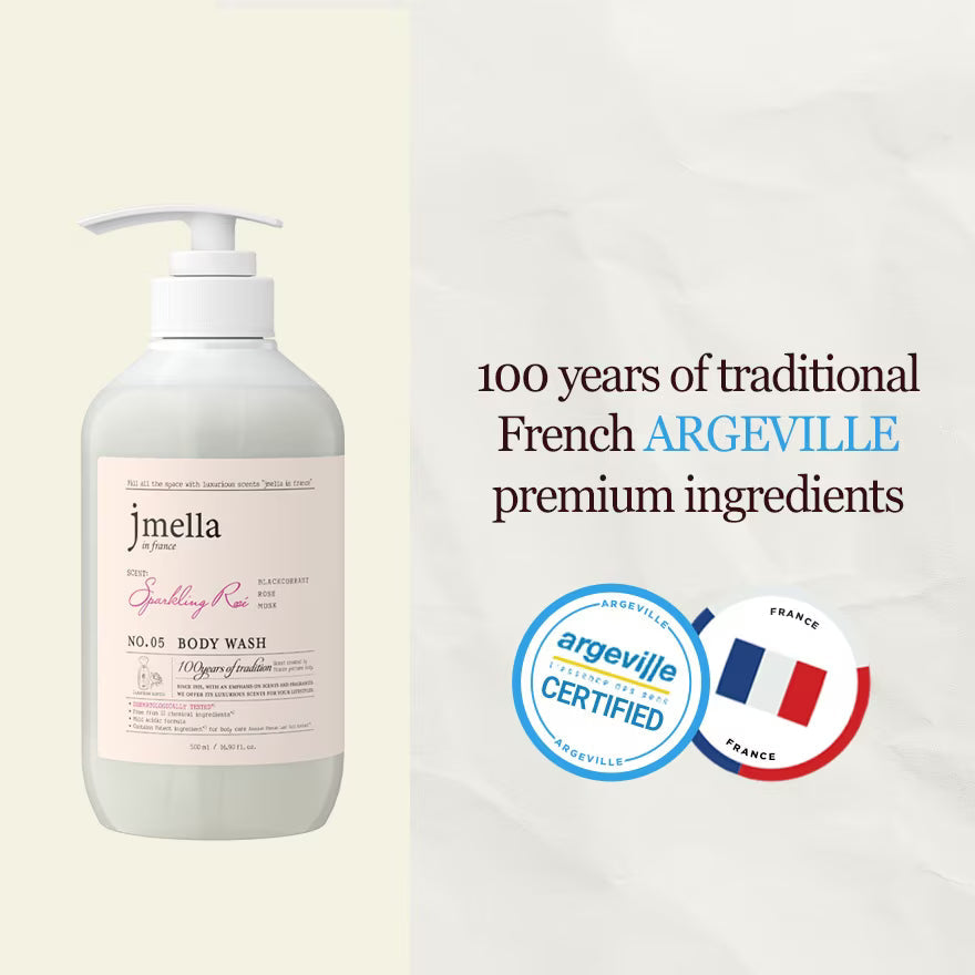 Jmella In France Sparkling Rose Body Wash 500ml