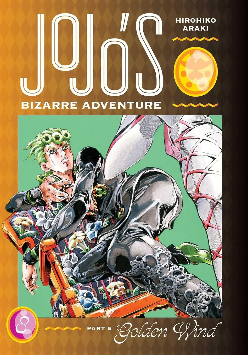 JoJo's Bizarre Adventure: Part 5--Golden Wind, Complete Manga Set (Vols. 1-9)