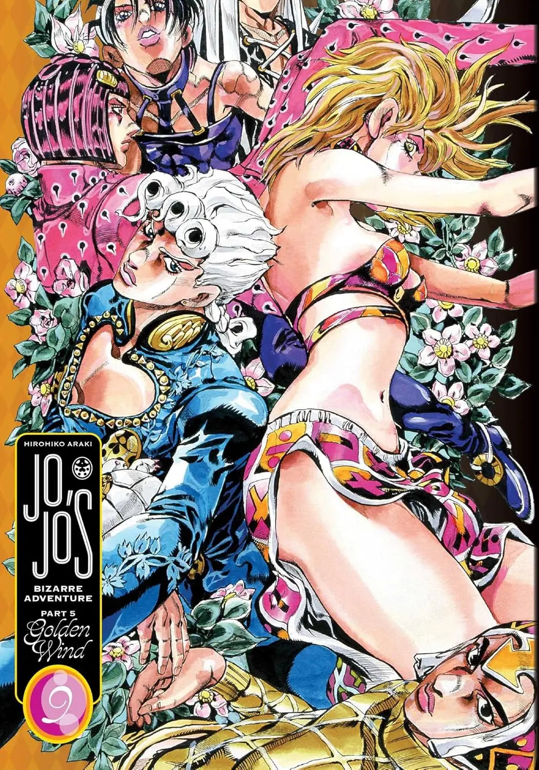JoJo's Bizarre Adventure: Part 5--Golden Wind, Complete Manga Set (Vols. 1-9)