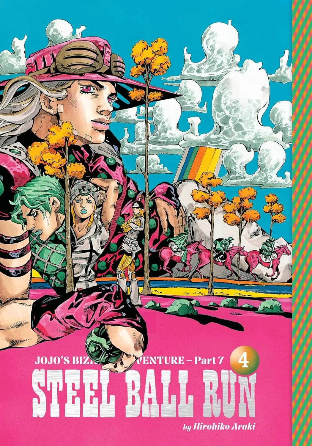 JoJo's Bizarre Adventure: Part 7--Steel Ball Run, Manga Set (Vols. 1-8)