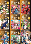 JoJo's Bizarre Adventure: Part 5--Golden Wind, Complete Manga Set (Vols. 1-9)