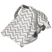 Jolly Jumper - infant Car Seat Veil - Grey/White