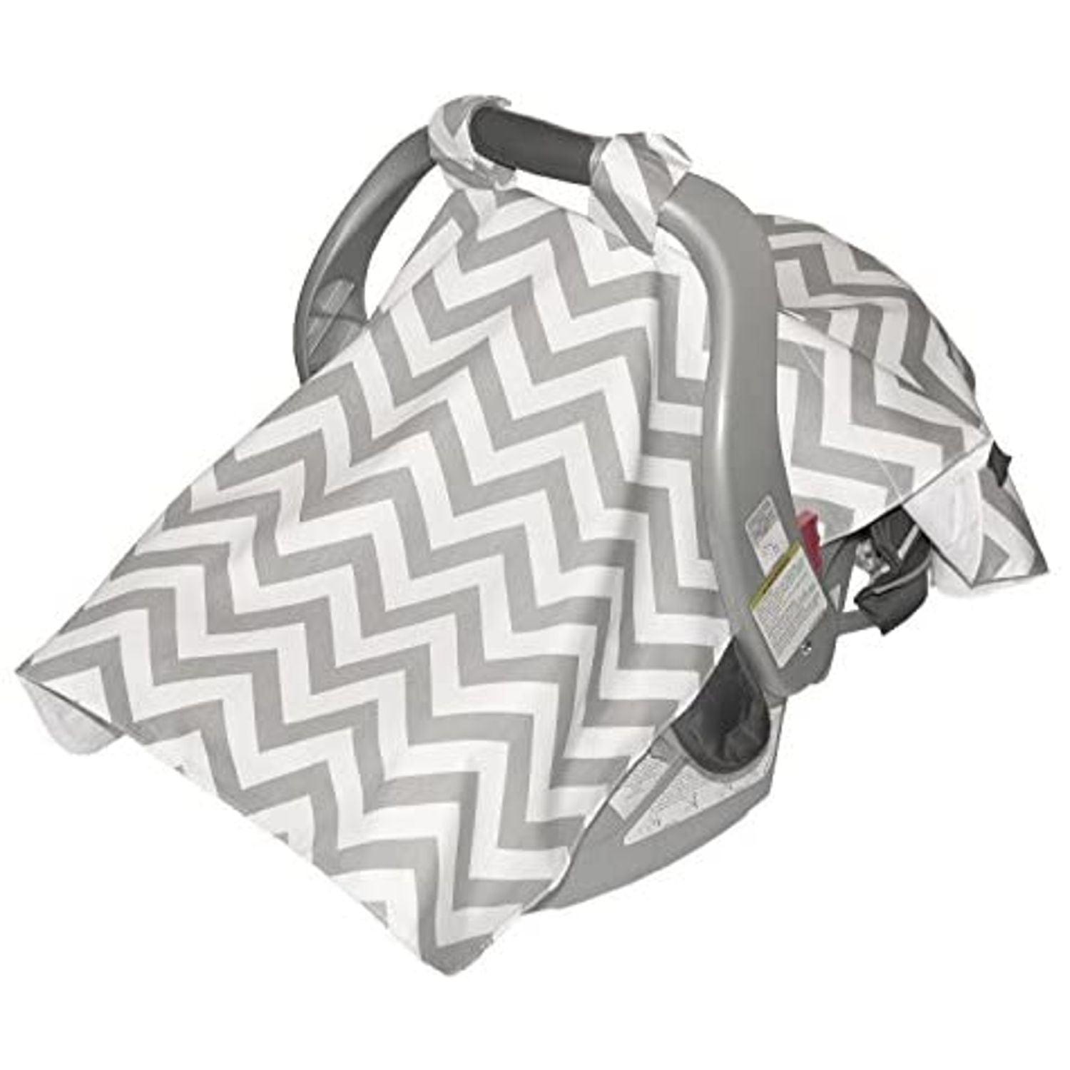 Jolly Jumper - infant Car Seat Veil - Grey/White
