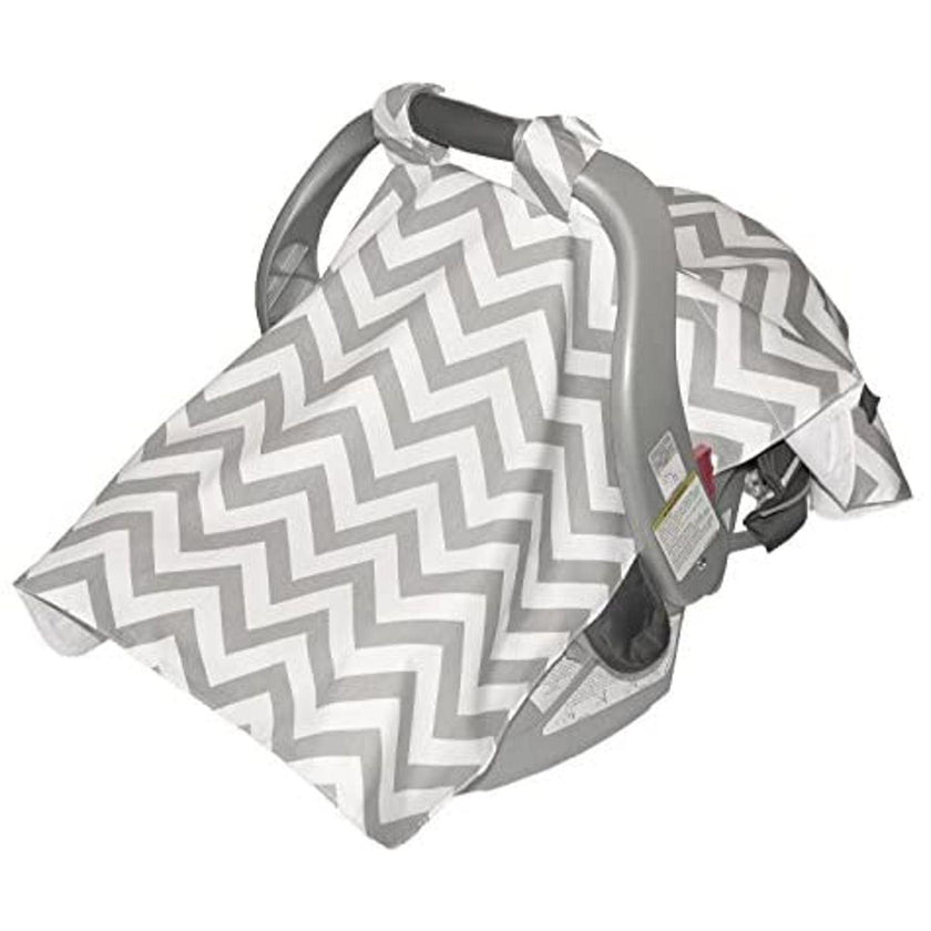 Jolly Jumper - infant Car Seat Veil - Grey/White