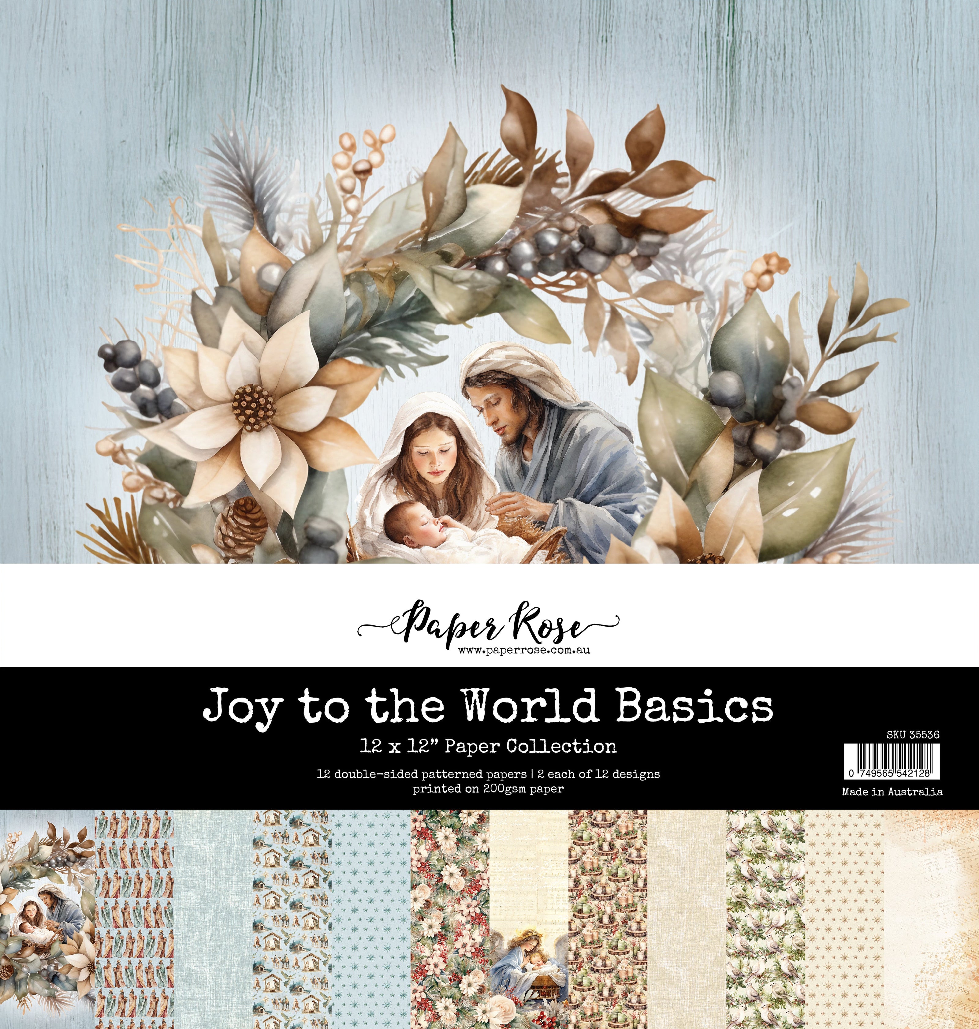 Joy to the World Basics 12x12 Paper Collection 35536