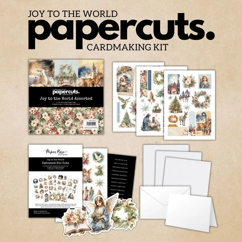 Joy to the World Papercuts Cardmaking Kit 35530