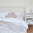Watkins Platform Tall Headboard Upholstered Storage Bed - Cream