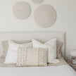 Watkins Platform Tall Headboard Upholstered Storage Bed - Cream