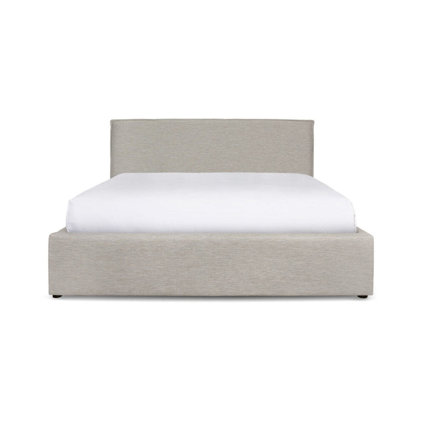 Seine Upholstered Storage Bed - Sand
