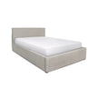 Seine Upholstered Storage Bed - Sand