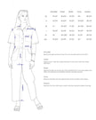 Women's Cloud Grey Twill Jumpsuit