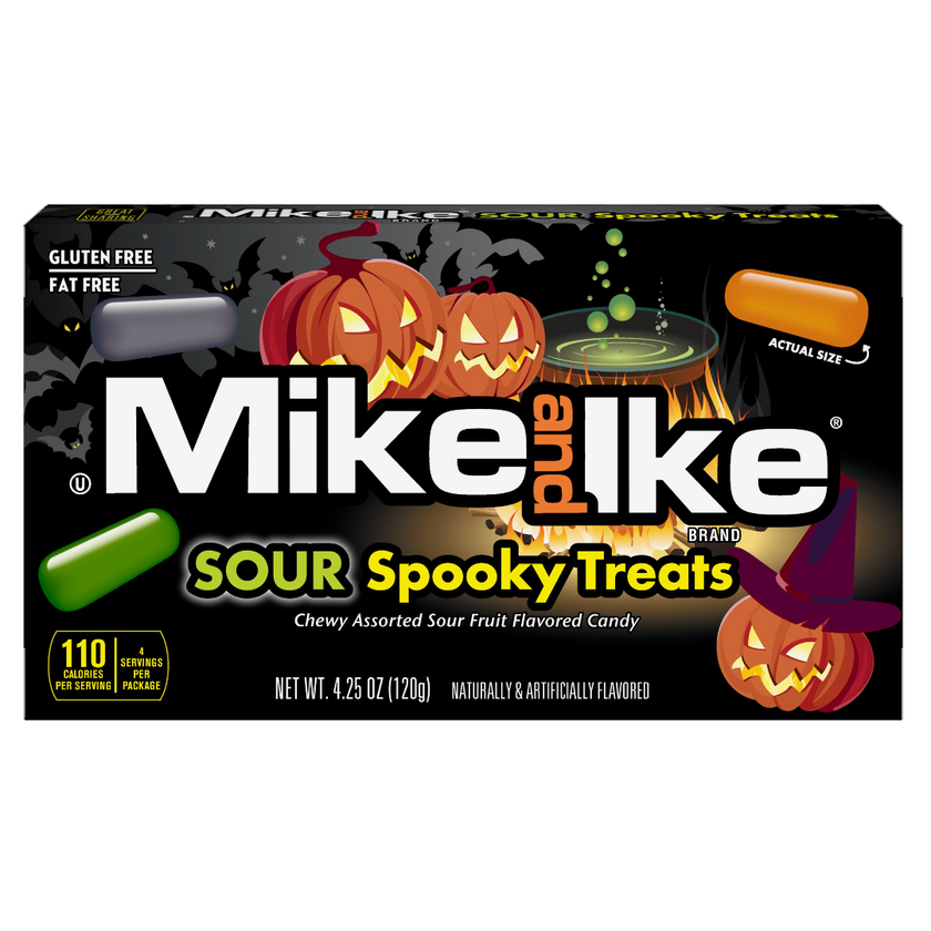 Mike and Ike Sour Spooky Treats Candy