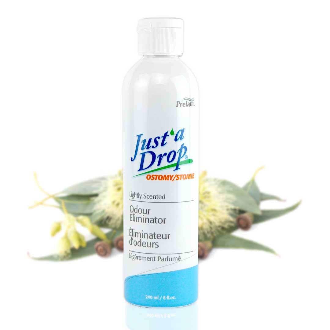 30 ml (1 oz.), Light Eucalyptus Scent Ostomy Deodorizer | Just'a Drop