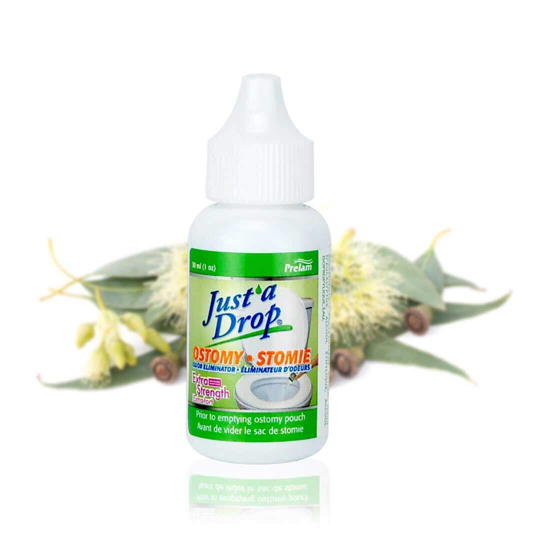 240 ml (8 oz), Eucalyptus Scent, Extra Strength Ostomy Deodorizer | Just'a Drop