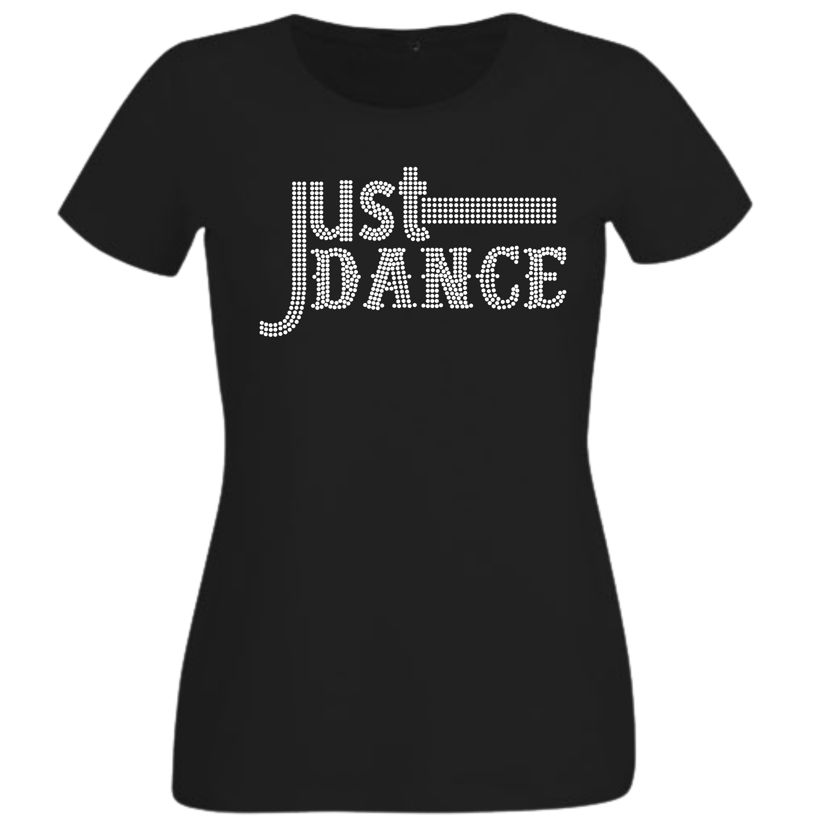 Just Dance Rhinestone Shirt – Dance Lover Sparkle Bling Tee | Blingdazzel